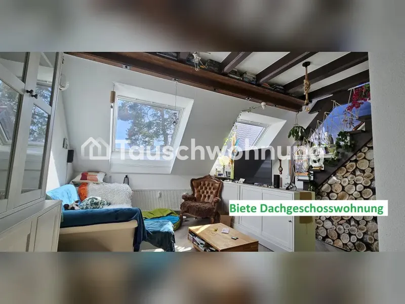 Tauschwohnung: gemütliche DachgeschossWohnung auf 2 Etagen — photo 1